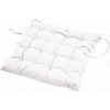 Douceur d`Interieur Interiérový design ESSENTIEL POLŠTÁŘ NA KŘESLO - BÍLÝ 40x40 Douceur d`Interieur Interiérový design ESSENTIEL POLŠTÁŘ NA KŘESLO - BÍLÝ 40x40