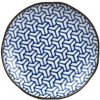 Plytký tanier HERRINGBONE INDIGO IKAT 23 cm, modrý, MIJ Plytký tanier HERRINGBONE INDIGO IKAT 23 cm, modrý, MIJ