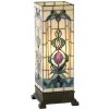 Clayre & Eef Stolná lampa Tiffany Alloment - 18*45 cm 1x E27 / Max 40W - Clayre & Eef Clayre & Eef Stolná lampa Tiffany Alloment - 18*45 cm 1x E27 / Max 40W - Clayre & Eef