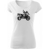 T-ričko BMW R1250GS dámske tričko Farba trička: Biela, Veľkosť: XS T-ričko BMW R1250GS dámske tričko Farba trička: Biela, Veľkosť: XS