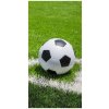 Dětská osuška Fotbal, 70x140x28 cm, poťah Aloe vera Dětská osuška Fotbal, 70x140x28 cm, poťah Aloe vera