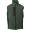 PAYPER CORK S00360-P114 / Pánska softshellová dvojfarebná vesta - forest green/black XXXL PAYPER CORK S00360-P114 / Pánska softshellová dvojfarebná vesta - forest green/black XXXL