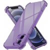 Techsuit - Shockproof Clear Silicone obal pre iPhone 12 – dymovo čierny