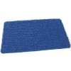 Modrá vinylová protišmyková sprchová rohož FLOMA Spaghetti - dĺžka 35 cm, šírka 59,5 cm, výška 1,2 cm