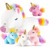 Plyšová hračka jednorožec, V sade 4 malé jednorožce, 44,95 cm Plyšová hračka jednorožec, V sade 4 malé jednorožce, 44,95 cm