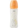 CHICCO Fľaša dojčenská sklenená Perfect Easy 240 ml slow silikón dievča 0m+ CHICCO Fľaša dojčenská sklenená Perfect Easy 240 ml slow silikón dievča 0m+