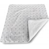 Sablio Deka pre bábätko Srdiečka na bielej - 90x120 cm Sablio Deka pre bábätko Srdiečka na bielej - 90x120 cm