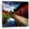 Sablio Obraz Červený dom - 50x50 cm Sablio Obraz Červený dom - 50x50 cm