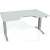 Hobis Pracovný stôl Motion Ergo, ZO, 3S, 160x61-128x90 cm, sivá/sivá Hobis Pracovný stôl Motion Ergo, ZO, 3S, 160x61-128x90 cm, sivá/sivá
