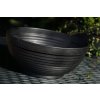 Kvetináč plast sivý Prosperplast 30 cm x 30 x 12,4 cm Kvetináč plast sivý Prosperplast 30 cm x 30 x 12,4 cm