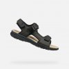 Dark brown men's sandals Geox Spherica EC5 - Men's šedá 42 GEOX 8058192144356 Dark brown men's sandals Geox Spherica EC5 - Men's šedá 42 GEOX 8058192144356