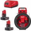 Milwaukee M12 HSFSM-602 aku čistič potrubia s ohybným hriadeľom 2x6Ah 4933498378 Milwaukee M12 HSFSM-602 aku čistič potrubia s ohybným hriadeľom 2x6Ah 4933498378