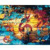 ZUTY Maľovanie podľa čísel FAREBNÁ KOLÁŽ S HUSĽOVÝM KĽÚČOM Rámovanie vypnuté plátno na rám Rozmer 80 x 100 cm