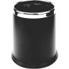 ALDA Kôš izbový, dvojplášťový, okrúhly, čierna koženka DB736A-22 ALDA Kôš izbový, dvojplášťový, okrúhly, čierna koženka DB736A-22