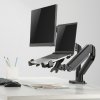 Fiber Mounts Plně polohovatelný stolní držák notebooku a monitoru 836F160 Fiber Mounts Plně polohovatelný stolní držák notebooku a monitoru 836F160