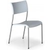 Plastová jedálenská stolička FOREVER, sivá Plastová jedálenská stolička FOREVER, sivá