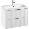 Cersanit Tirso Skříňka s umyvadlem 80 cm, bílá matná S801-547 Cersanit Tirso Skříňka s umyvadlem 80 cm, bílá matná S801-547