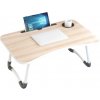 Multifunkčný skladací stolík pod notebook (60x40 cm) Barva: Růžová Multifunkčný skladací stolík pod notebook (60x40 cm) Barva: Růžová