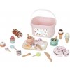 Tooky Toy Čajový set s dezertami v kýbliku Tooky Toy Čajový set s dezertami v kýbliku