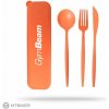 GymBeam 2GO príbor, oranžová GymBeam 2GO príbor, oranžová