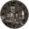 Sklenené hodiny okrúhle Manhattnu Nev York fi 30 cm Sklenené hodiny okrúhle Manhattnu Nev York fi 30 cm