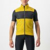 CASTELLI Cyklistická vesta - UNLIMITED PUFFY - žltá M CASTELLI Cyklistická vesta - UNLIMITED PUFFY - žltá M
