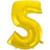 Balón fóliový číslica zlatá – gold 102 cm – 5 8435102305265 Balón fóliový číslica zlatá – gold 102 cm – 5 8435102305265