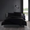 Bavlnené obliečky Color Čierne 140x200/70x90 cm Bavlnené obliečky Color Čierne 140x200/70x90 cm