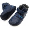D.D.step D.D.Step DETSKÉ BAREFOOT ZIMNÉ TOPÁNKY 073 ROYAL BLUE