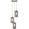 Závesné svietidlo SearchLight Duo 2 dymové sklo 2300-3SM Závesné svietidlo SearchLight Duo 2 dymové sklo 2300-3SM
