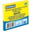 DONAU Bloček Donau neónový 76x76mm žltý DONAU Bloček Donau neónový 76x76mm žltý