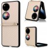 Plastový kryt CARBON FIBER TPU na Huawei P50 Pocket - Zlatá Plastový kryt CARBON FIBER TPU na Huawei P50 Pocket - Zlatá
