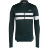 Rapha Men's Brevet Long Sleeve Jersey forest green white