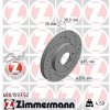 Brzdový kotúč ZIMMERMANN 600.1597.52 Brzdový kotúč ZIMMERMANN 600.1597.52