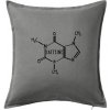 Caffeine molekuly - Vankúš 50x50 - 50x50 - Iba poťah ( Tmavosivý melír ) Caffeine molekuly - Vankúš 50x50 - 50x50 - Iba poťah ( Tmavosivý melír )