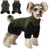 Zimná bunda Kombinéza pre psa zateplená flísom XL Khaki Zimná bunda Kombinéza pre psa zateplená flísom XL Khaki