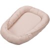 Cotton and Sweets Cotton and Sweets Ľanové hniezdo pre bábätko púdrovo ružová Cotton and Sweets Cotton and Sweets Ľanové hniezdo pre bábätko púdrovo ružová