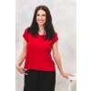 Bambusové tričko s krátkym rukávom Meracus Anna červené (MEF002) S/M Bambusové tričko s krátkym rukávom Meracus Anna červené (MEF002) S/M