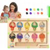 MAGNETICKÁ TABUĽKA LABYRINT GULE HRAČKA NA TRIEDENIE MONTESSORI PRE DETI MAGNETICKÁ TABUĽKA LABYRINT GULE HRAČKA NA TRIEDENIE MONTESSORI PRE DETI