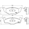 Sada brzdových platničiek kotúčovej brzdy BREMBO P 85 031 Sada brzdových platničiek kotúčovej brzdy BREMBO P 85 031