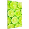 Vertikálny foto obraz fotografie na skle Limetky 50x100 cm Vertikálny foto obraz fotografie na skle Limetky 50x100 cm