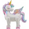 Balón fóliový 4D Jednorožec s dúhou PartyPal Balón fóliový 4D Jednorožec s dúhou PartyPal