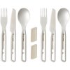 Súprava príborov Sea to Summit Detour Stainless Steel Cutlery Set 6 Piece Farba: strieborná Súprava príborov Sea to Summit Detour Stainless Steel Cutlery Set 6 Piece Farba: strieborná