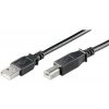PremiumCord Kábel USB 2.0, A-B, 1m, čierny ku2ab1bk PremiumCord Kábel USB 2.0, A-B, 1m, čierny ku2ab1bk