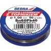 Dedra Spájkovací cín s tavidlom,1.0mm, 50g, 60%SN, Pb40Sn60 Dedra Spájkovací cín s tavidlom,1.0mm, 50g, 60%SN, Pb40Sn60