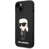 Puzdro Karl Lagerfeld Liquid Silicone Ikonik NFT iPhone 14 Plus - čierne Puzdro Karl Lagerfeld Liquid Silicone Ikonik NFT iPhone 14 Plus - čierne