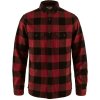Fjällräven Övik heavy flanelová košel'a red-black