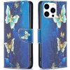 Púzdro pre iPhone 15 Pro Motýľ modré Púzdro pre iPhone 15 Pro Motýľ modré