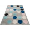 Wilsondo Modro-sivý bodkovaný koberec Royal Rozmer: 120x170 cm Wilsondo Modro-sivý bodkovaný koberec Royal Rozmer: 120x170 cm