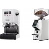Gaggia Classic E24, white + Eureka Mignon Specialita Smart, CR white Gaggia Classic E24, white + Eureka Mignon Specialita Smart, CR white